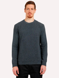Moletom Aramis Masculino Crewneck Mouline Chumbo Mescla