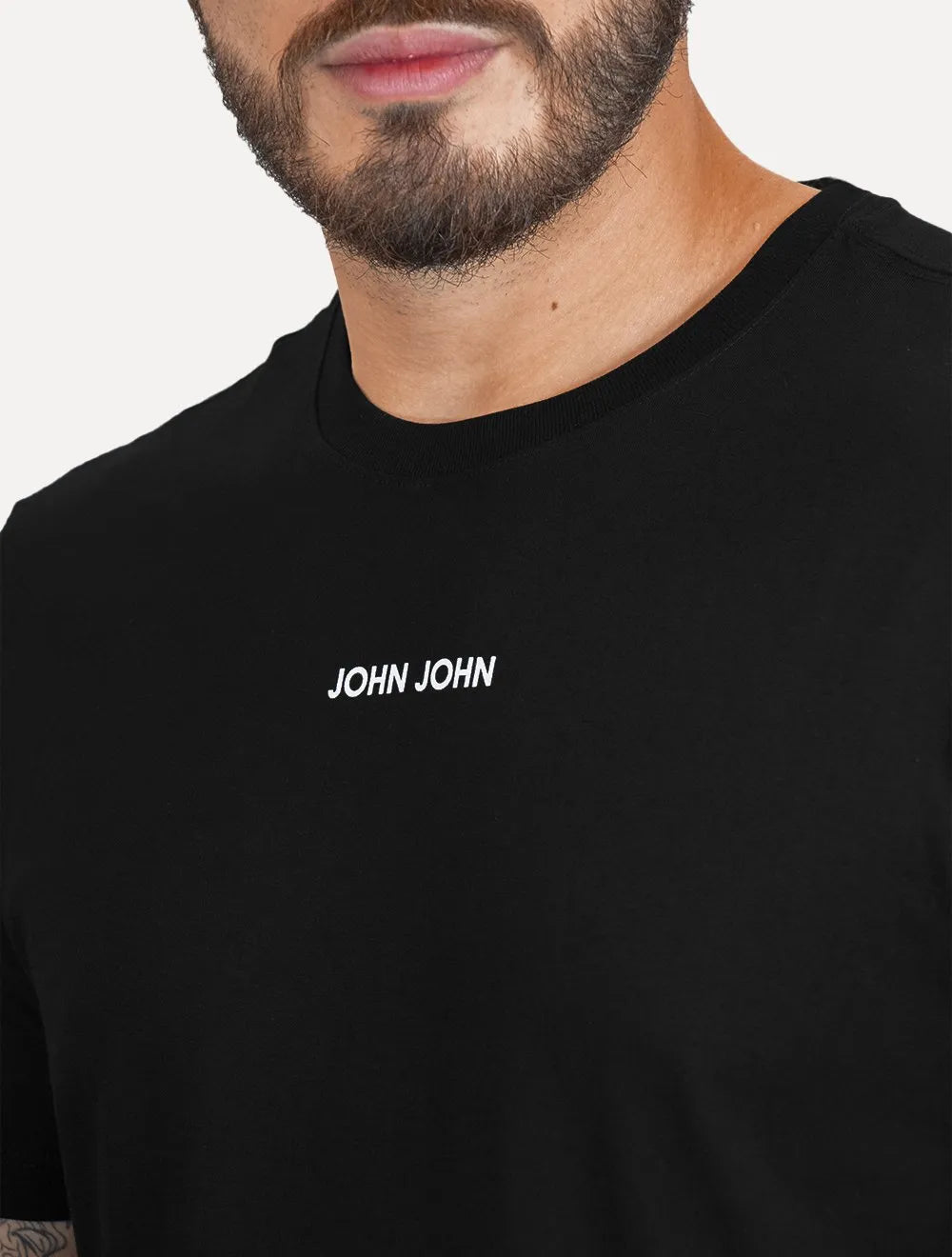 Camiseta John John Masculina JJ Mini Preta