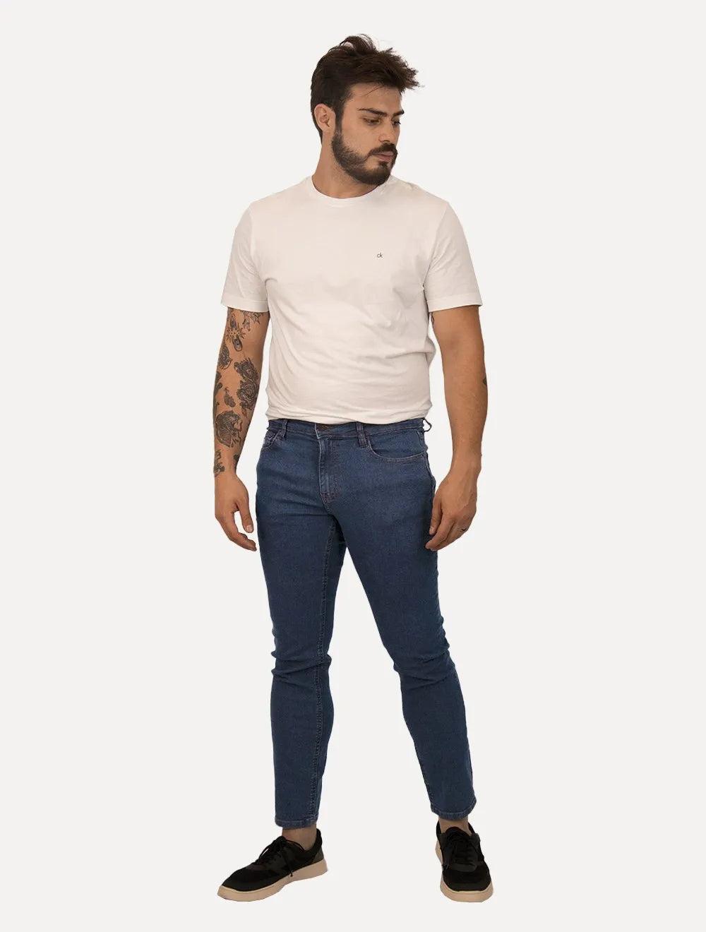 Calça Tommy Jeans Masculina Slim Scanton Médio