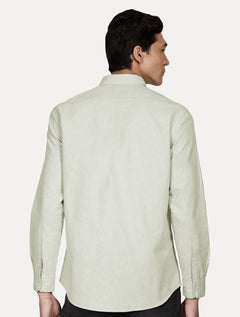 Camisa Aramis Masculina Slim Algodão Willis Verde Claro