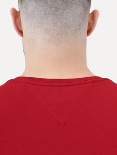 Camiseta Tommy Hilfiger Masculina Slim Fit Essential Stretch Vermelha