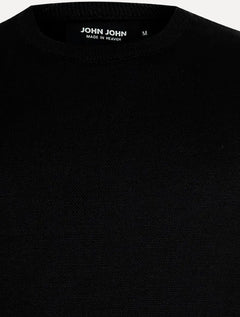 Suéter John John Masculino Regular Fit Tricot Smooth Preto