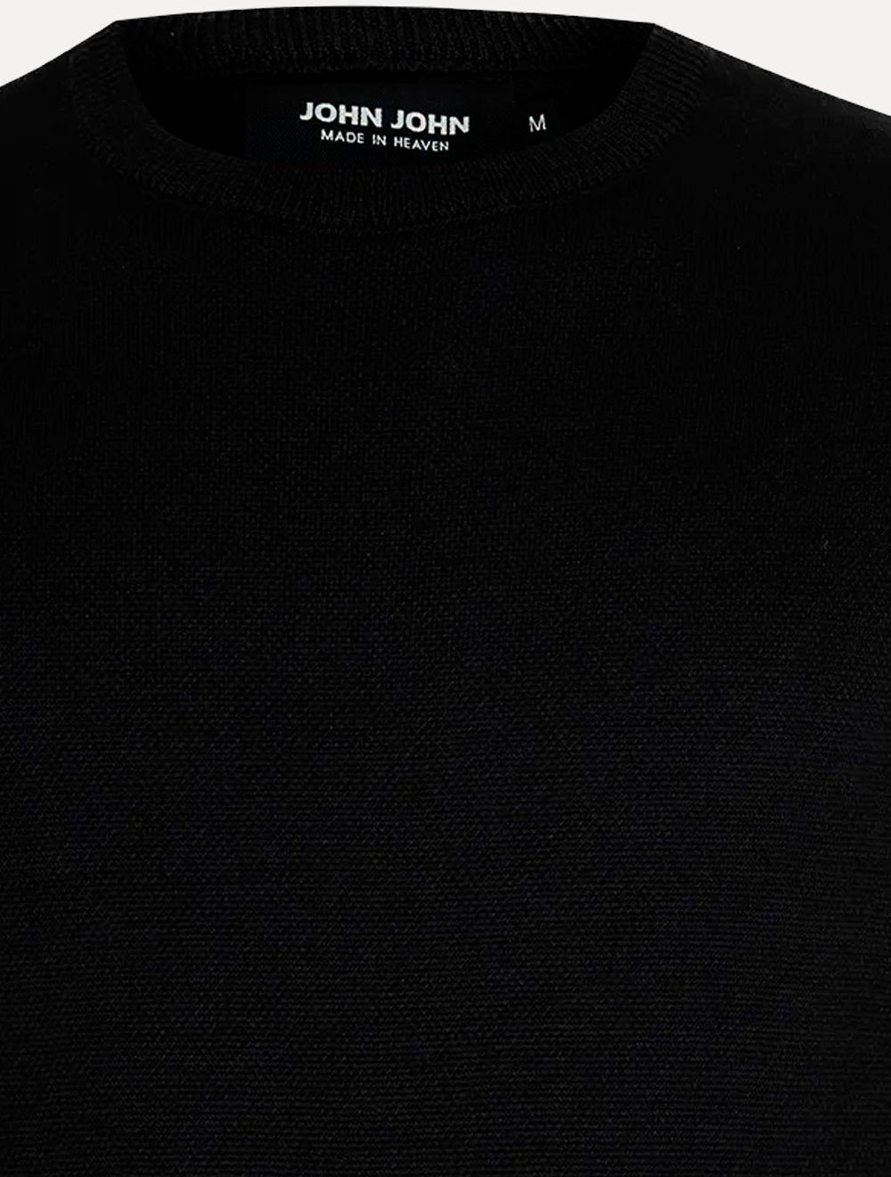 Suéter John John Masculino Regular Fit Tricot Smooth Preto