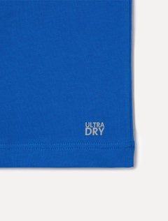 Camiseta Lacoste Masculina Jersey Sport 3D Logo Azul Cobalto
