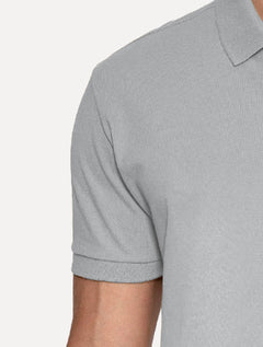 Polo Aramis Masculina Regular Basic Piquet Surton Mono Logo Chumbo