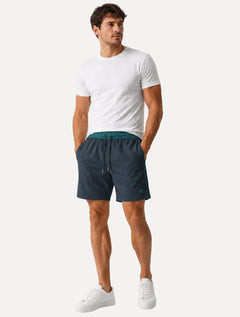 Short Dudalina Masculino Relax Classic Green Azul Marinho