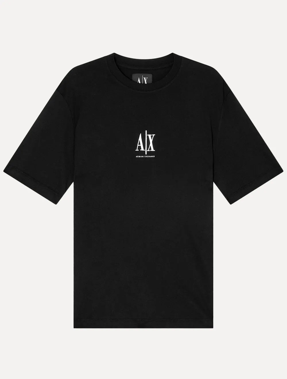 Camiseta Armani Exchange Masculina Regular Fit Small Logo Icon Preta 