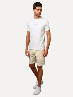 Bermuda Calvin Klein Jeans Masculina Cadarço Cotton Amarelo Claro