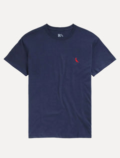 Camiseta Reserva Masculina Red Woodpecker Silk Azul Marinho