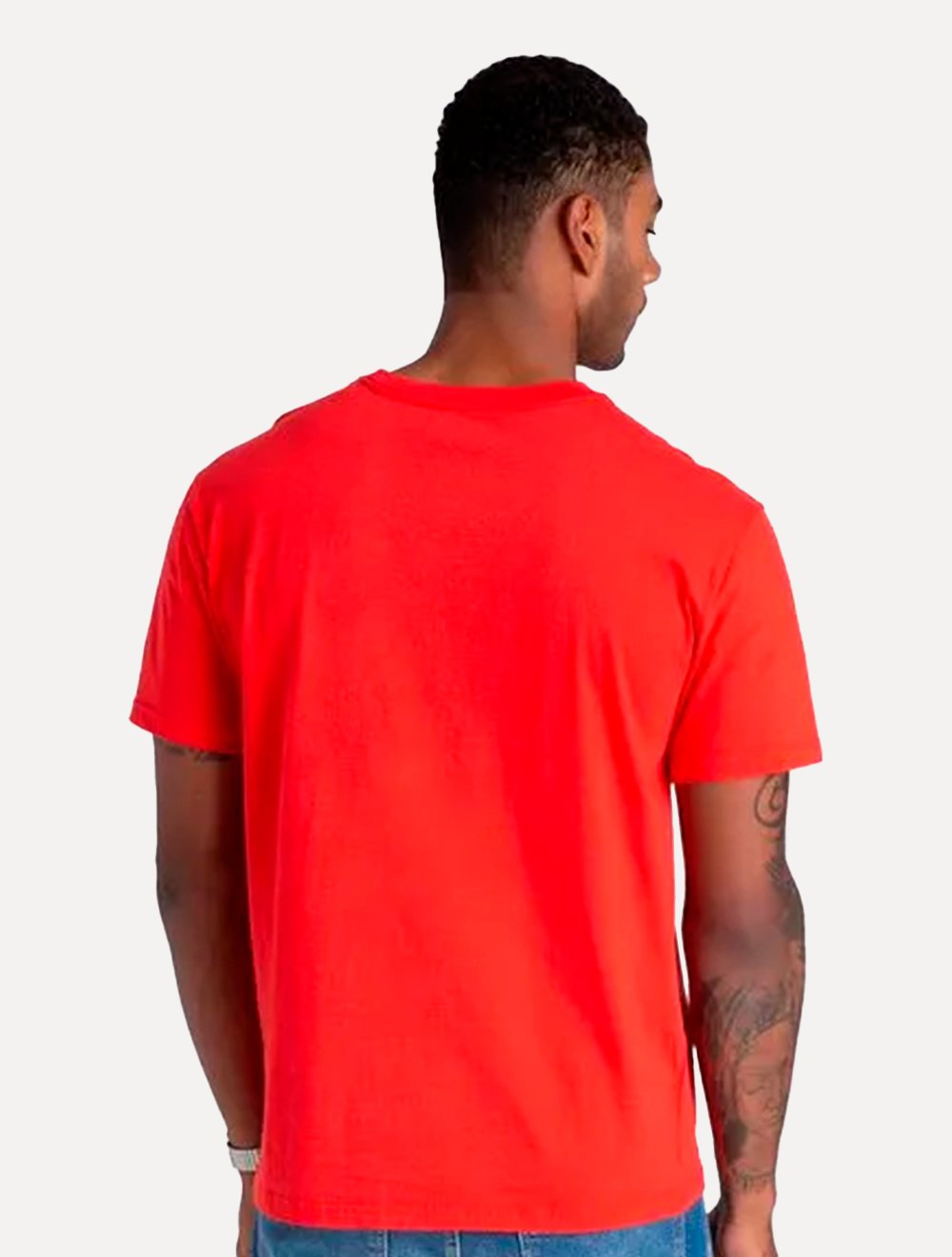 Camiseta Tommy Jeans Masculina Essential Flag Pocket Vermelha
