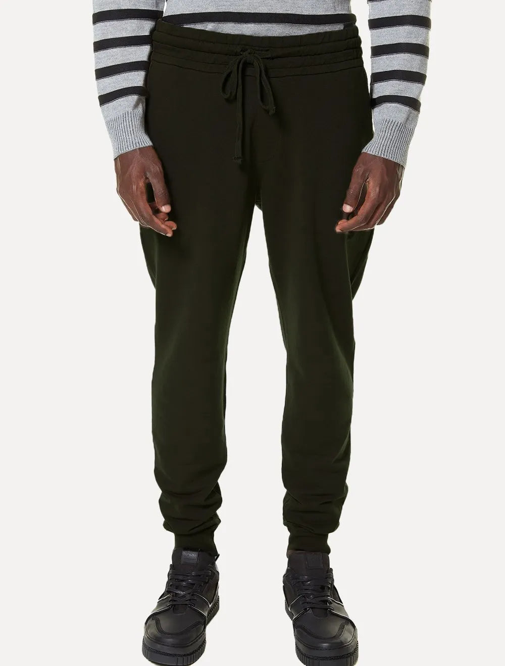 Calça John John Masculina Moletom Patch Verde Escuro
