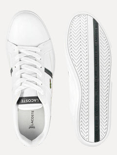 Tênis Lacoste Masculino Europa Wht/DK Green Branco