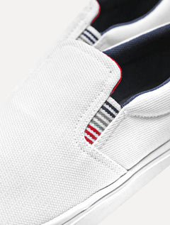 Tênis Tommy Hilfiger Masculino Slip On Malcolm 22D Branco