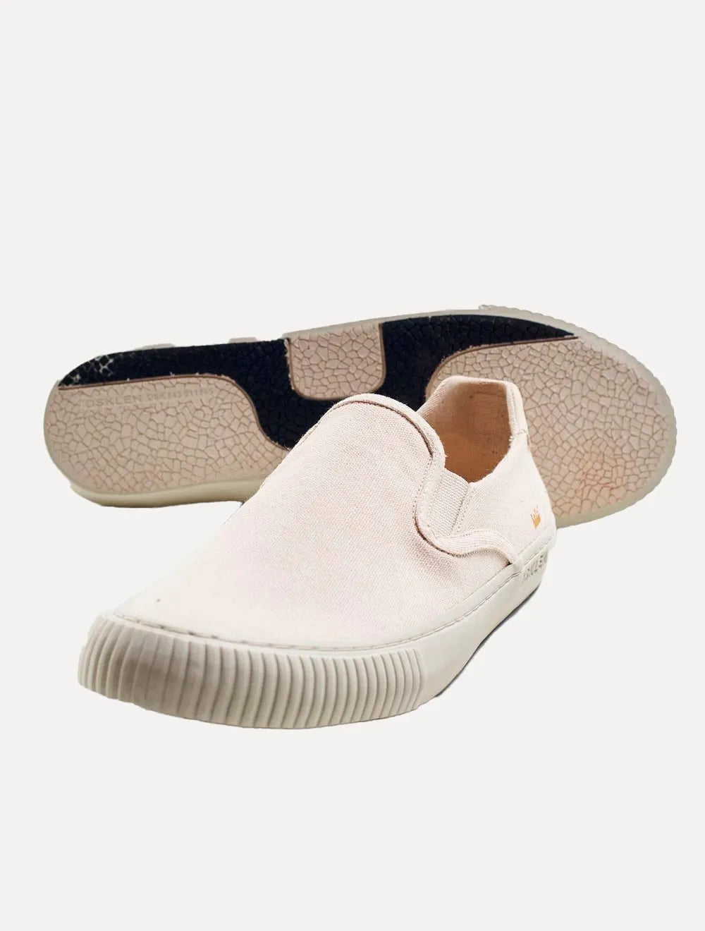 Tênis Osklen Masculino Slip On Canvas Off-White