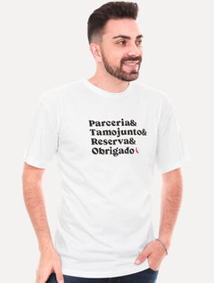 Camiseta Reserva Masculina Parceria Branca