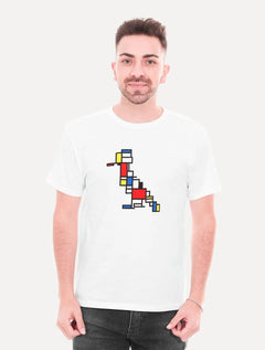 Camiseta Reserva Masculina Modernist Woodpecker Branca