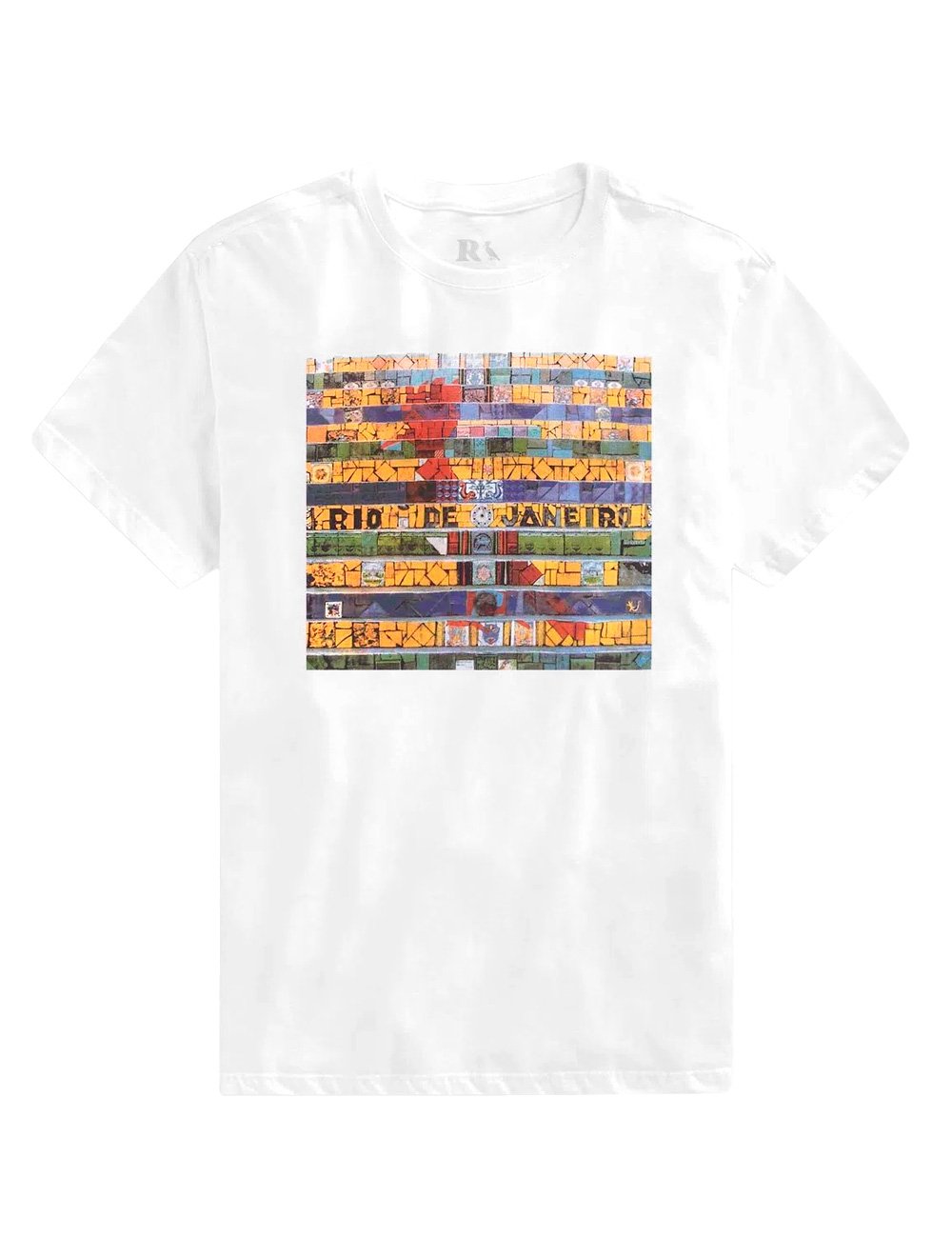 Camiseta Reserva Masculina Azulejos Branca