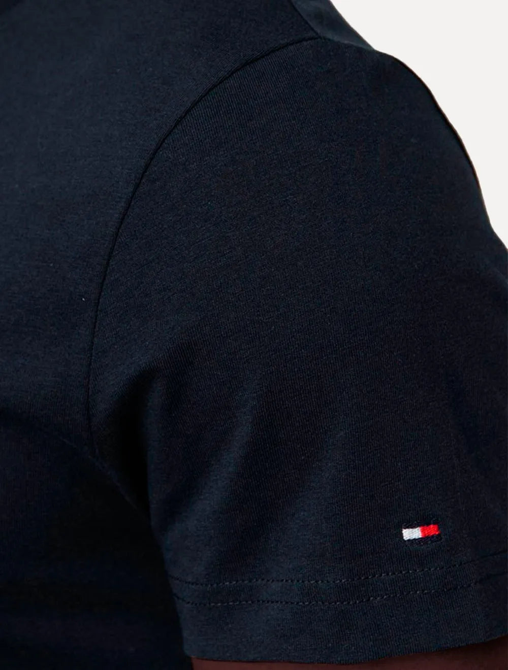 Camiseta Tommy Hilfiger Masculina Text Bar Corp Azul Marinho