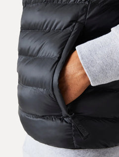 Colete Lacoste Masculino Puffer Water Repellent Vest Preta