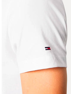 Camiseta Tommy Hilfiger Masculina Brand Love Small Logo Branca