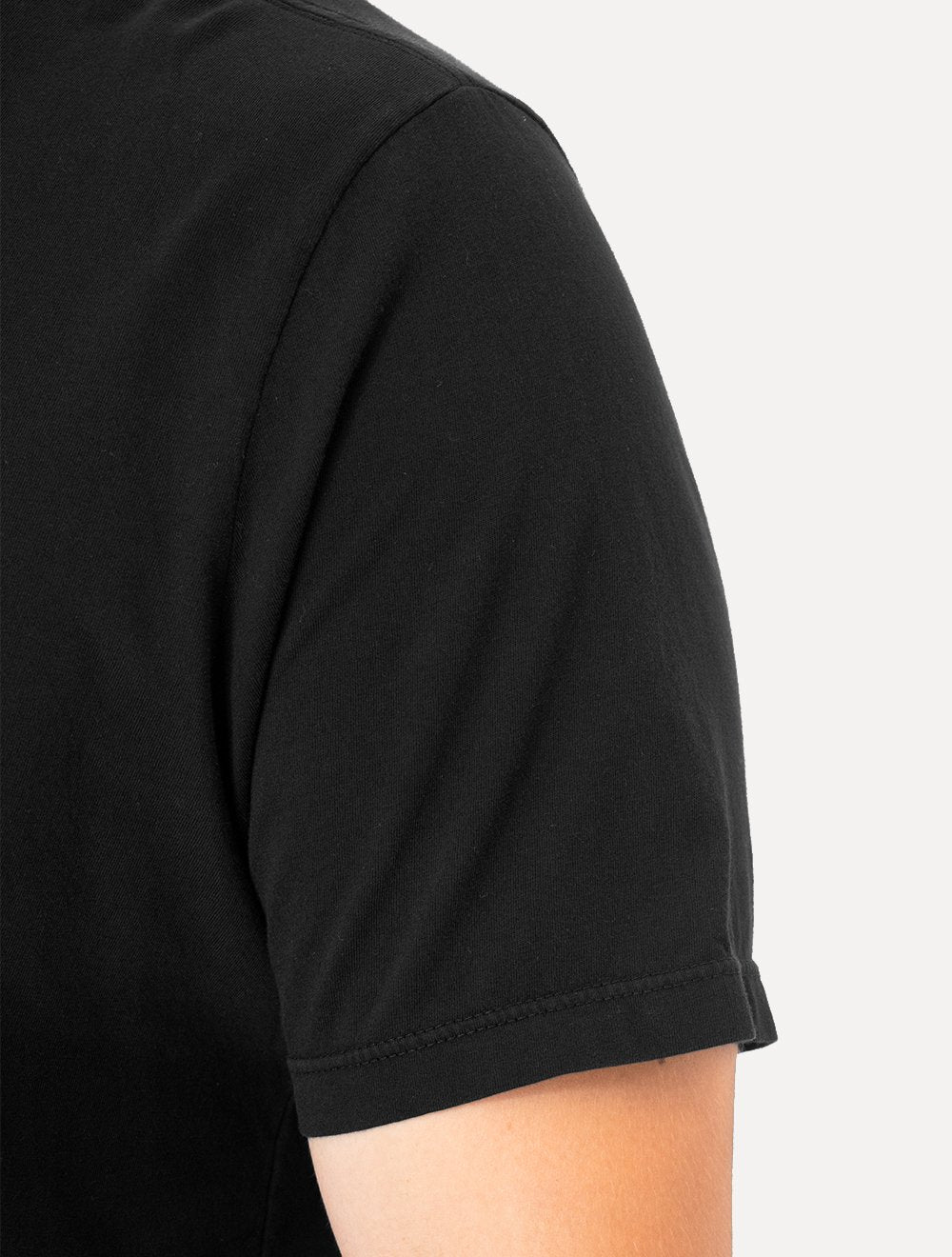 Camiseta Ellus Masculina Cotton Fine Classic Logo Preta