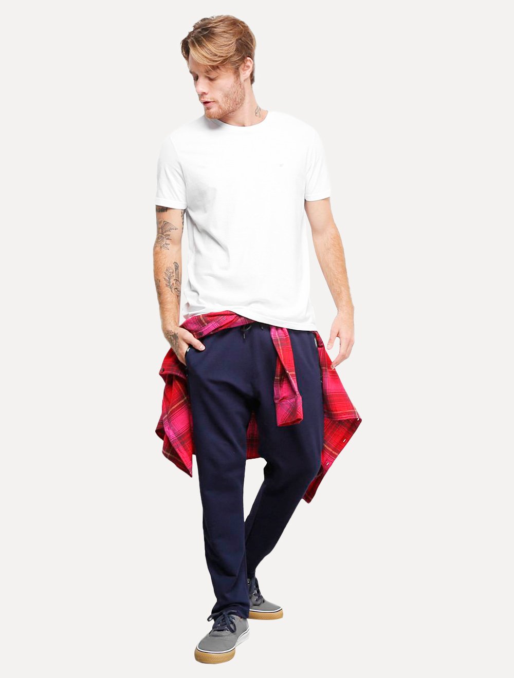 Camiseta Ellus Masculina Cotton Fine Classic Logo Branca