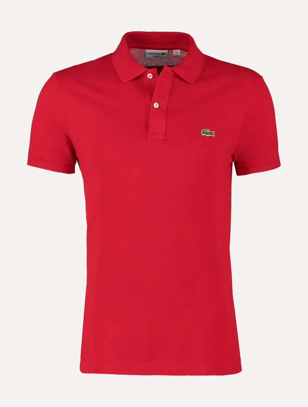 Polo Lacoste Masculina L.12.12 Vermelha