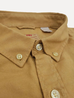 Camisa Levis Masculina Relaxed Oxford Authentic Button Down Cáqui