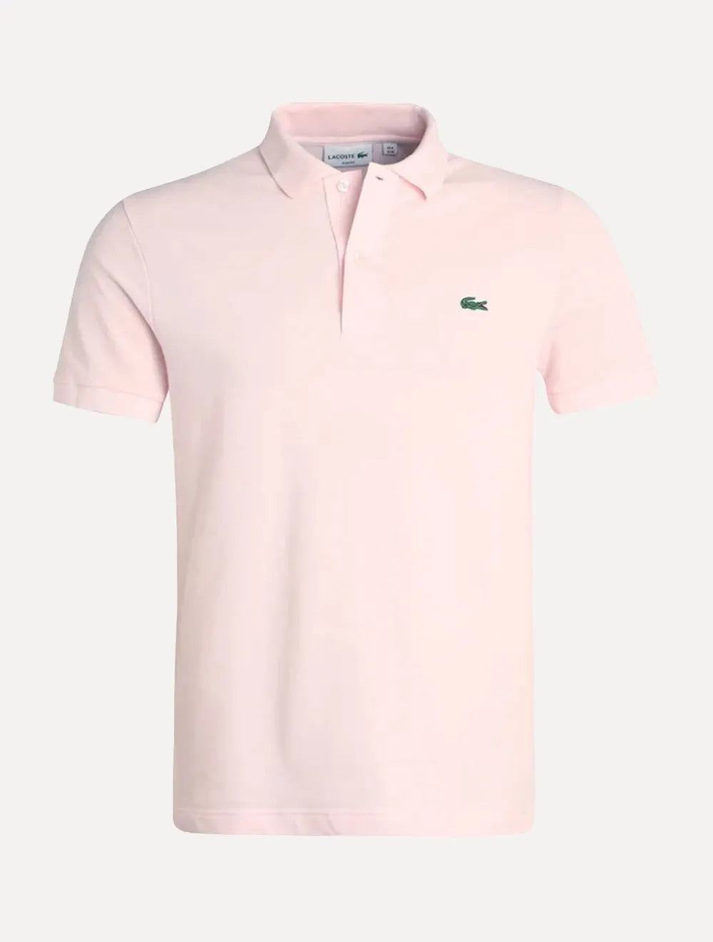 Polo Lacoste Masculina Slim Fit Classic Rosa Claro