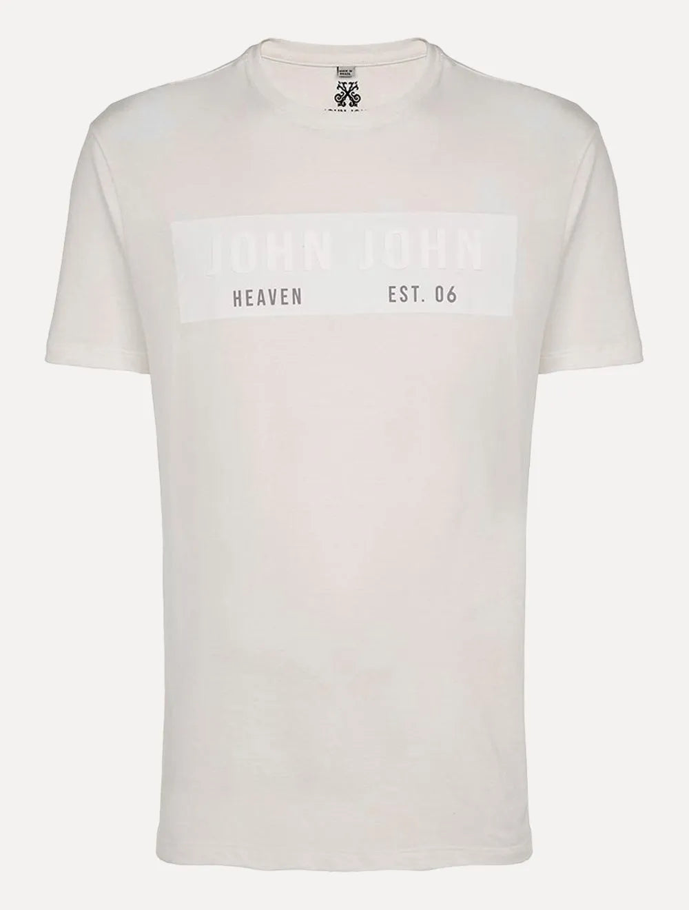 Camiseta John John Masculina Regular Sash Bryan Off-White