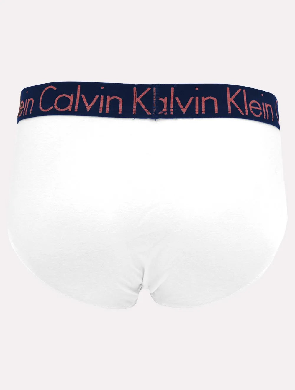 Cueca Calvin Klein Brief Cotton Stretch Mag Branca e Marinho Pack 2UN
