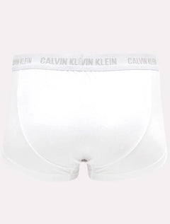 Cueca Calvin Klein Low Rise Trunk Classic Preta Cinza e Branca C11.07 PT00 Pack 4 UN