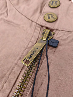 Jaqueta Reserva Masculina Casual Sarja Cáqui