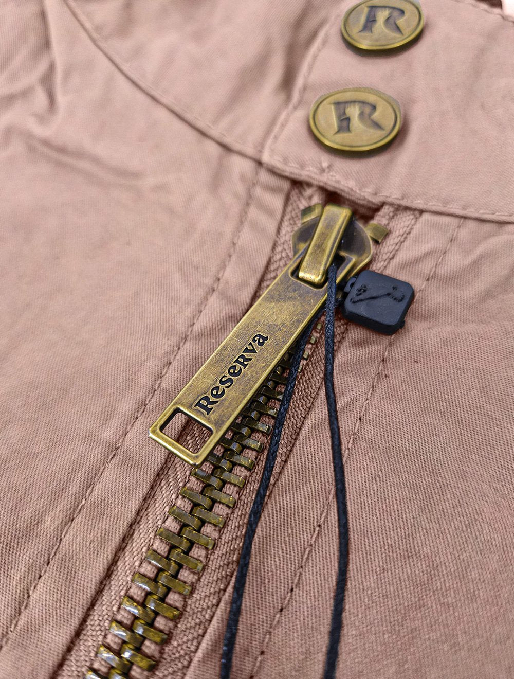 Jaqueta Reserva Masculina Casual Sarja Cáqui