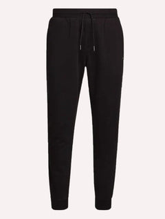 Calça Tommy Hilfiger Masculina Moletom Regular Flag Logo Preta