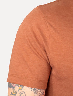 Camiseta Aramis Masculina Basic Lisa Mono Icon Terracota Mescla