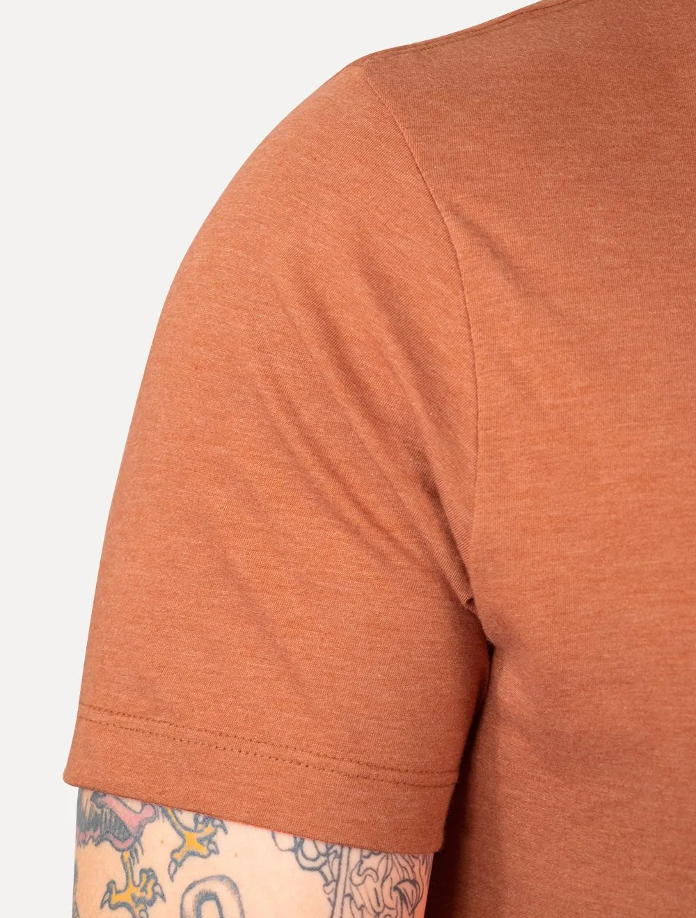 Camiseta Aramis Masculina Basic Lisa Mono Icon Terracota Mescla