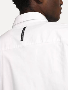 Camisa Calvin Klein Jeans Slim Fit New CKJ Logo Branca