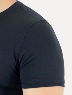 Camiseta Aramis Masculina Jersey Algodão Pima Surton Azul Marinho