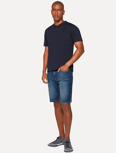 Camiseta Dudalina Masculina V-Neck Regular Blue Icon Azul Marinho