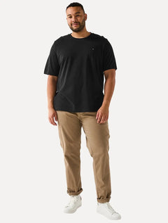 Camiseta Tommy Hilfiger Masculina Plus Size Essential Cotton Preta