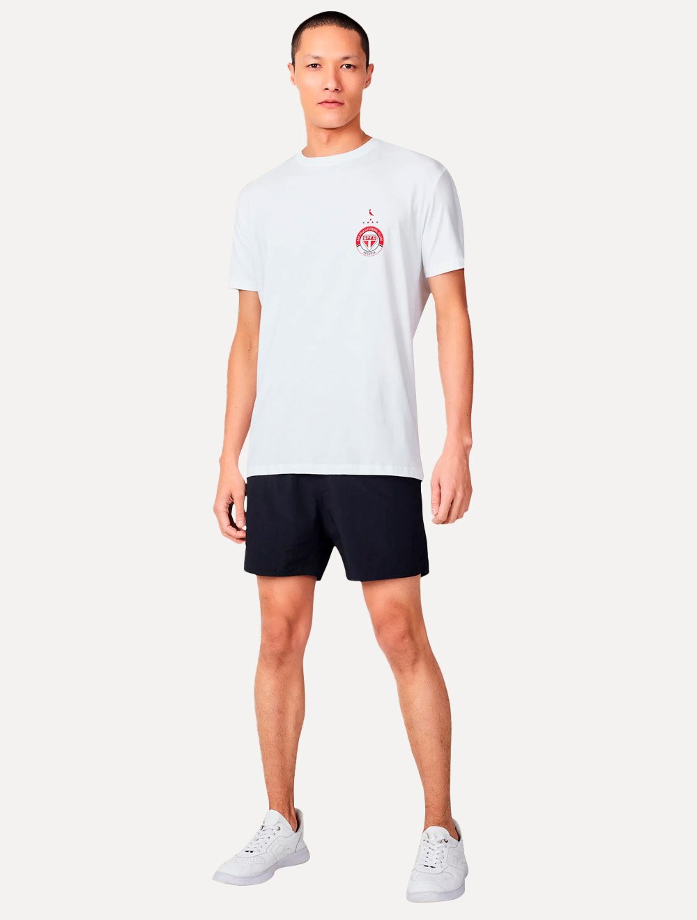 Camiseta Reserva Masculina São Paulo FC Mini Chest Branca