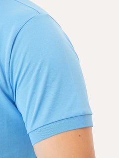 Polo Lacoste Masculina L.12.12 Azul Celeste