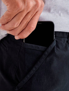 Bermuda Reserva Masculina de Sarja Casual Iron Azul Marinho