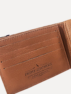 Carteira Reserva Masculina Couro Columbia Caramelo