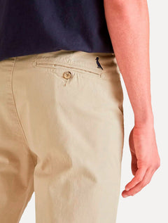 Calça Reserva Masculina de Sarja Casual Iron Areia