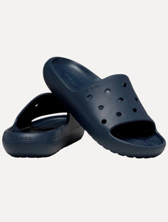 Sandália Crocs Masculina Classic Slide V2 Azul Marinho