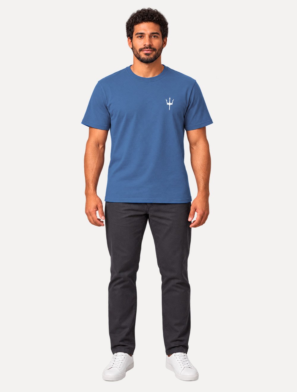 Camiseta Osklen Masculina Regular Vintage Tridente Azul