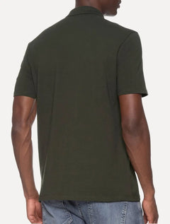 Polo John John Masculina Light Transfer Verde Escuro