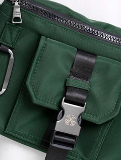 Bolsa John John Masculina Crossbody Gabe Verde Escuro